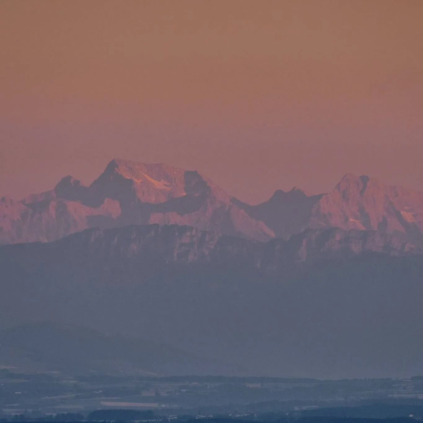 Abendlicher Blick über Linz