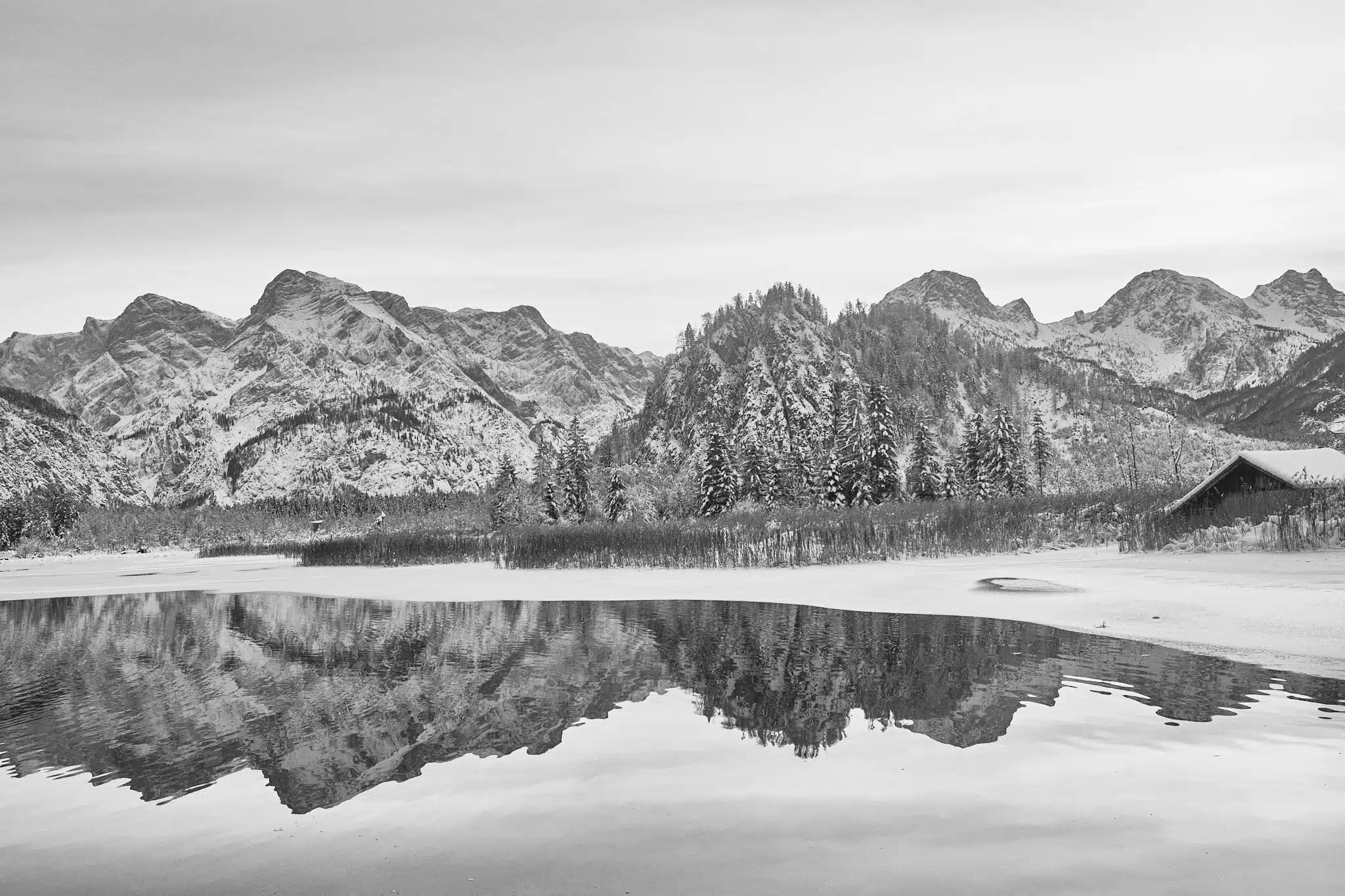 Almsee SchwarzWeiß